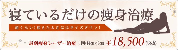 最新痩身レーザー治療 Xcell エクセル 表参道美容外科クリニック 表参道駅b2出口徒歩0分